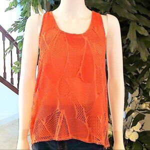 DAYTRIP- WOMENSORANGE TOP FULLY LINED EMBELLISHED BEADS ON BACK SIZE MEDIUM the